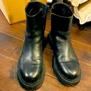 zara real leather shoes